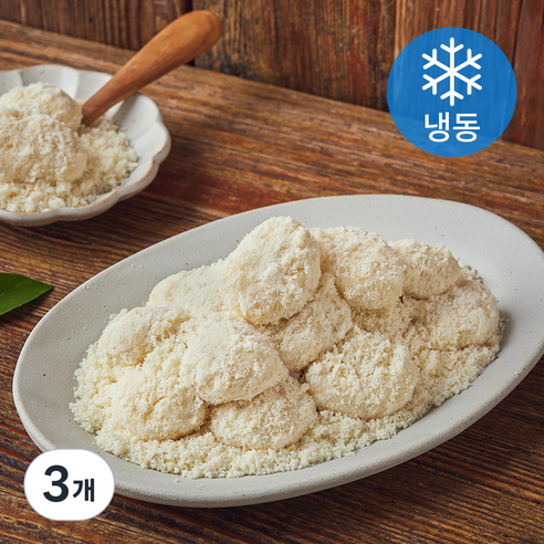 미담라이스 떠먹는 동부 인절미 (냉동), 350g, 3개
