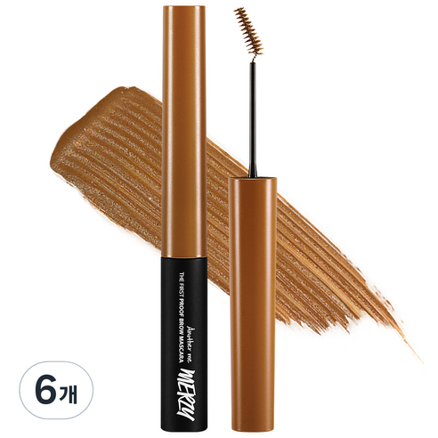 머지 더 퍼스트 프루프 브로우 마스카라 3.5g, BM3. CARAMEL 카라멜, 6개