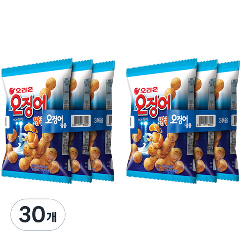 오리온 오징어 땅콩, 98g, 30개