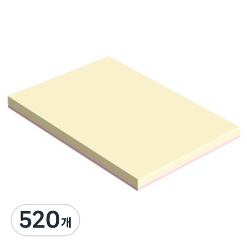 종이문화 스타일리쉬 얇은 혼합색지 80g No 01 SS Spring, 520개, A5