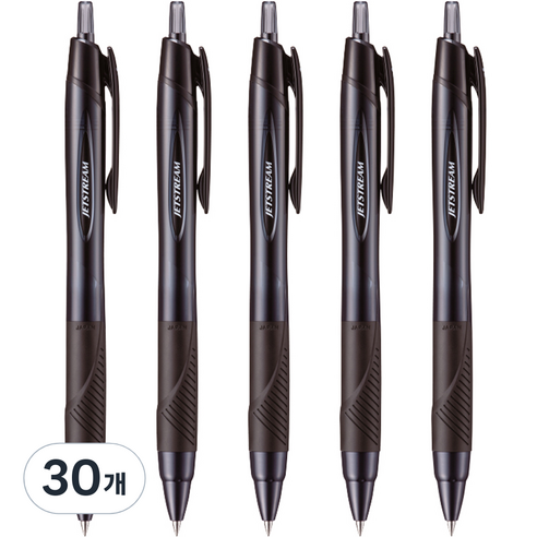 제트스트림 볼펜 0.7mm Y.D SXN-150-07, 블랙, 30개