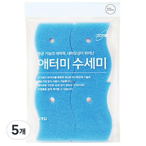 애터미 수세미, 4개입, 5개