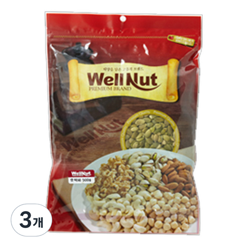 웰넛 자연두레 호박씨, 200g, 3개