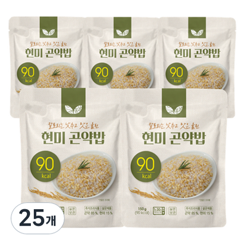봄날인터내셔널 현미 즉석 곤약밥, 150g, 25개