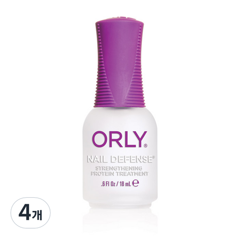 오를리 네일 디펜스 손톱강화 영양제, 18ml, 4개