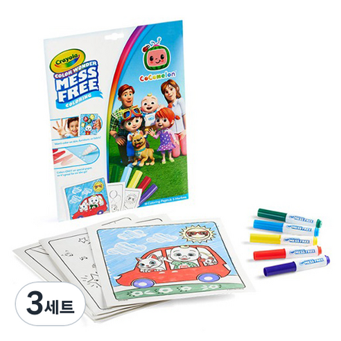 크레욜라 메스프리 코코멜론 칼라마카 세트, 5색, 3세트