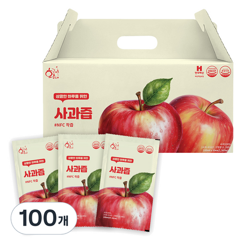 황금이네 생사과즙, 100ml, 100개