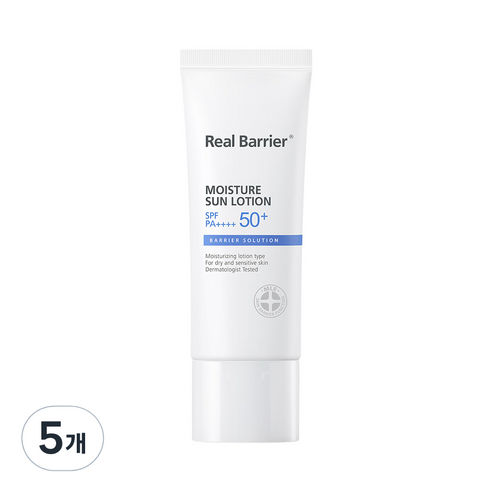 리얼베리어 모이스처 선로션 SPF50+ PA++++, 40ml, 5개