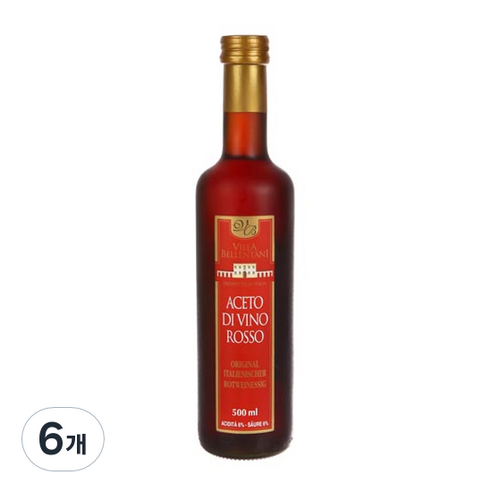 [A.I.모데나] 와인 식초, 500ml, 6개