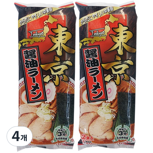 멘노스나오시 쇼유라멘 244g, 4개
