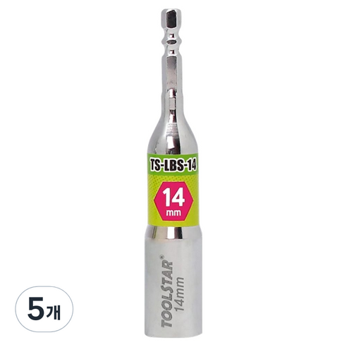 툴스타 복스알 임팩복스알 임팩복스 롱비트소켓 TS-LBS-14, 5개