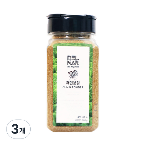 딜리셔스마켓 큐민분, 200g, 3개