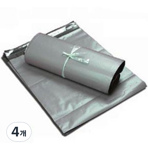 가팡 택배 비닐봉투 폴리백 실버 A LDPE 0.08 100p, 4개