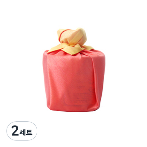 솔트리 구운 3년묵은 천일염 원형통 꽃봉오리매듭 보자기 포장 산호금비