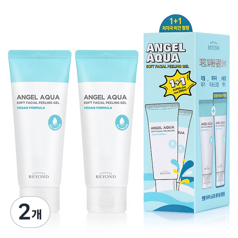 [비건라이프] 비욘드 엔젤 아쿠아 소프트 필링젤 1 + 1, 200ml, 2개