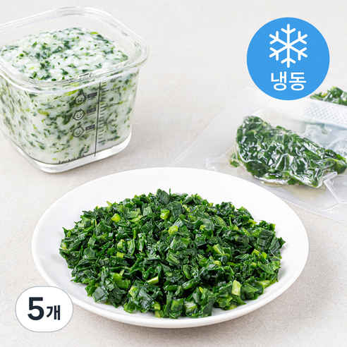 맘마유 부추 다짐 (냉동), 160g, 5개, 부추맛