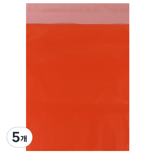 아이엔피 LDPE 택배봉투 오렌지 25p, 5개