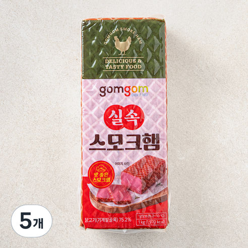 곰곰 실속 스모크햄, 1kg, 5개