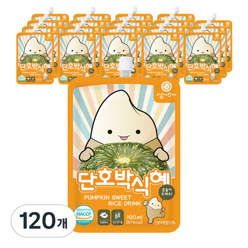 삼시오끼 단호박 식혜, 100ml, 120개