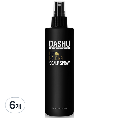 다슈 울트라 홀딩 스칼프 탈모증상완화 헤어스프레이, 200ml, 6개