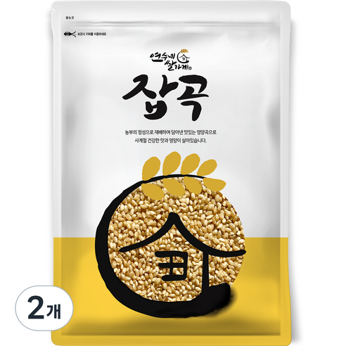 연수네쌀가게 잡곡 발아현미, 1kg, 2개