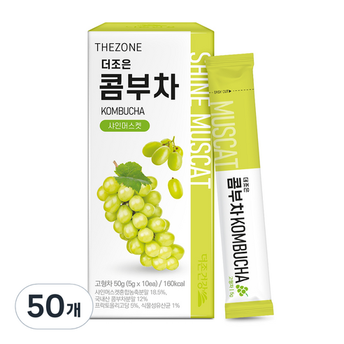 더존건강 더조은 콤부차 샤인머스켓, 5g, 10개입, 5개