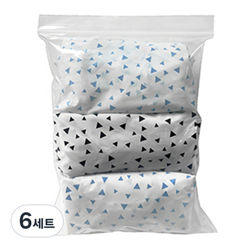 다크니스 방수헤어캡 2종 세트, 검정, 파랑, 파랑, 6세트
