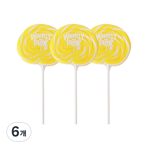 레몬향 휘리팝 막대사탕, 42g, 6개