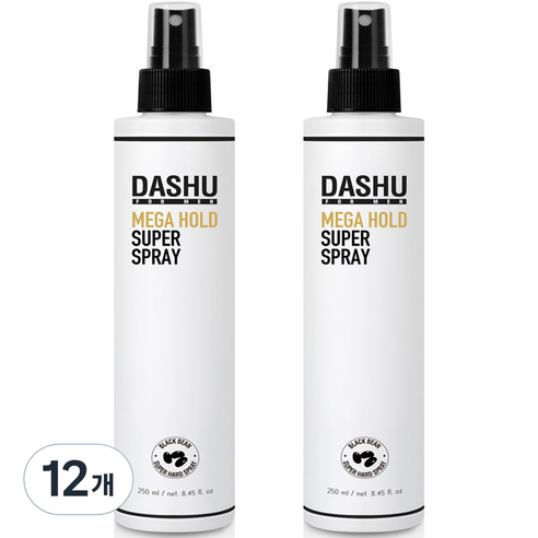 다슈 포 맨 프리미엄 메가 홀드 슈퍼 스프레이, 250ml, 12개