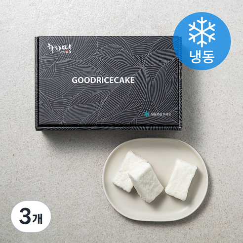 착한떡 우유백설기 (냉동), 45g, 20개입, 3개