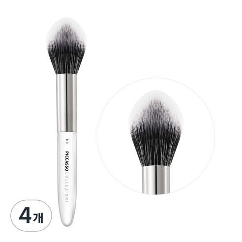 피카소 꼴레지오니 110 쉐이딩 브러쉬, 4개, 혼합색상