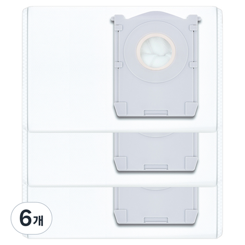 ECOVACS X11 직배수/ T90 직배수 전용 먼지봉투 더스트백, 6개, DDB030048