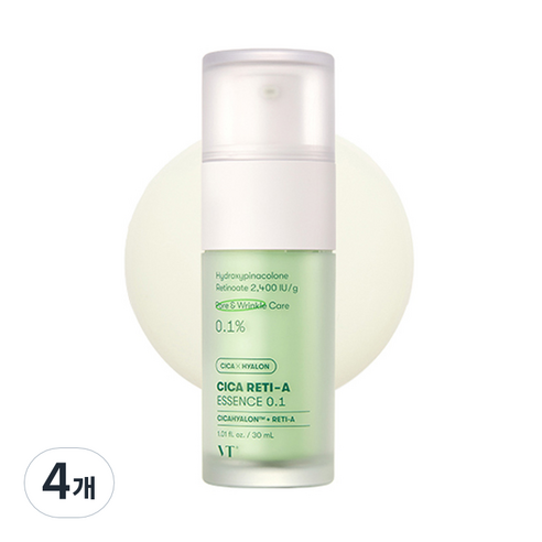 브이티코스메틱 시카 레티-에이 에센스 0.1, 30ml, 4개