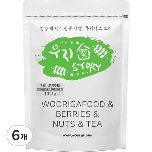 우리가스토리 감자전분, 6개, 2kg