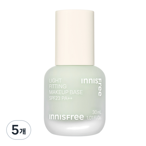 이니스프리 라이트 피팅 메이크업 베이스 30ml, 02 그린, 5개