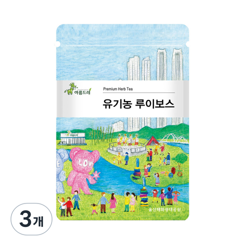 아름드레 삼각티백 유기농 루이보스, 1.1g, 25개입, 3개