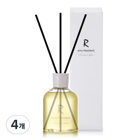 에이씨케이 이모레돌런트 파스텔 디퓨저, 베이비파우더, 200ml, 4개