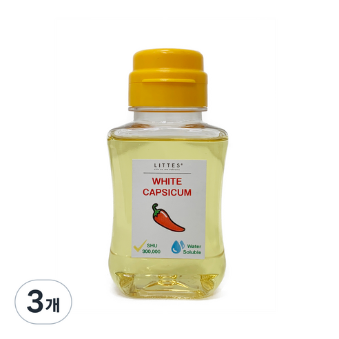 리트 수용성 화이트 캡시컴 에이 300000 SHU, 100g, 3개