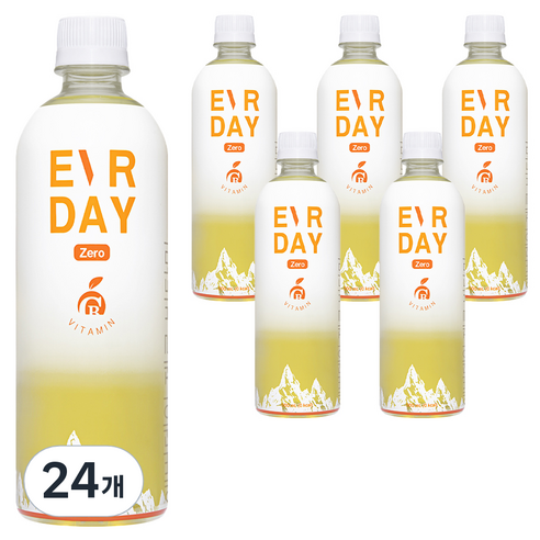 에버데이 제로 비타민 음료, 500ml, 24개