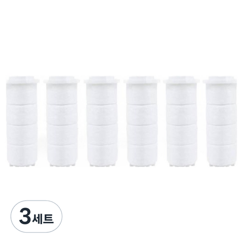 필터클래스 바디럽 퓨어썸 베이직 주방 핸디형 호환 염소필터 x 6p 세트, 3세트, 무향