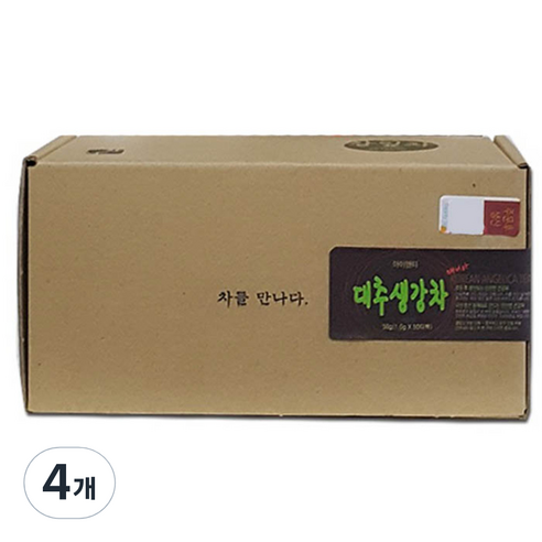 아이앤티 대추생강차 티백, 1g, 50개입, 4개