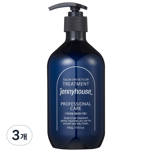 제니하우스코스메틱 살롱스파 리플로우 헤어트리트먼트, 500g, 3개