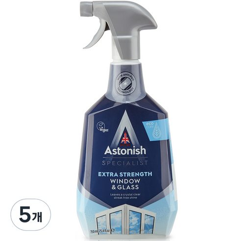 아스토니쉬 스페셜리스트 윈도우 클리너 750ml, 5개