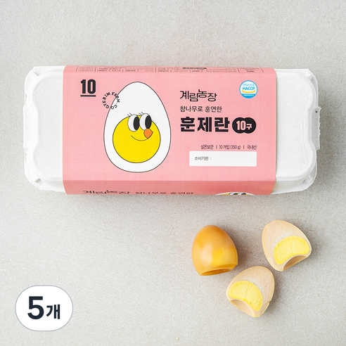 계림농장 참나무로 훈연한 훈제란 350g, 10구, 5개