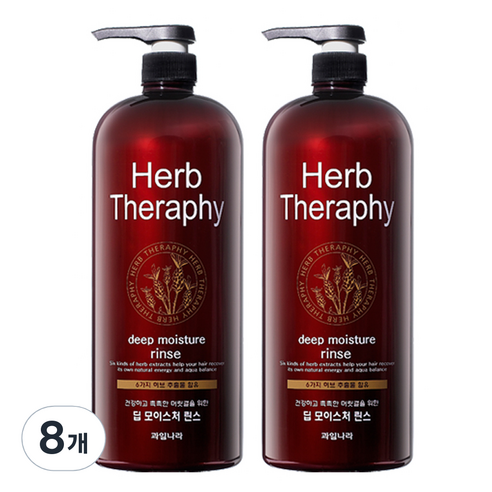 허브테라피 딥 모이스처 린스, 1500ml, 8개