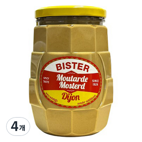 비스터 디종 머스타드, 4개, 900g
