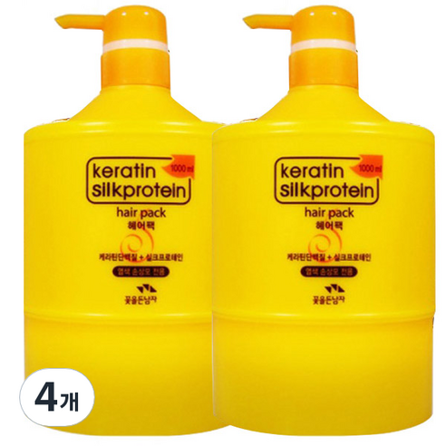 꽃을든남자 케라틴 헤어팩, 1000ml, 4개