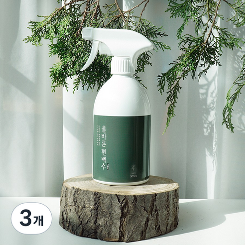 페인트인포 올바른 고농도 편백수 스프레이 탈취제, 500ml, 3개