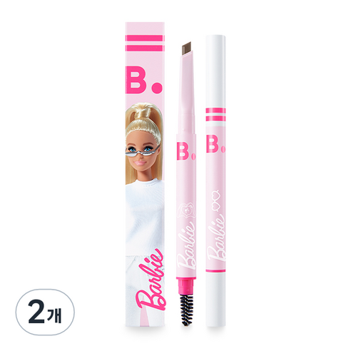 바닐라코 바비 에디션 스머지 아웃 디테일 브로우 펜슬 0.3g, 03 토프 브라운, 2개
