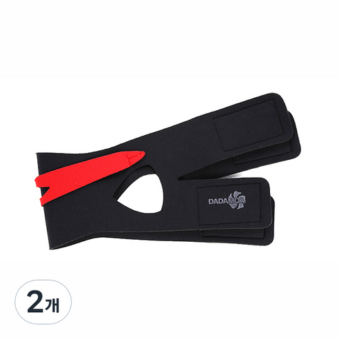 더블 갸르미 밴드, 블랙 + 레드, 2개